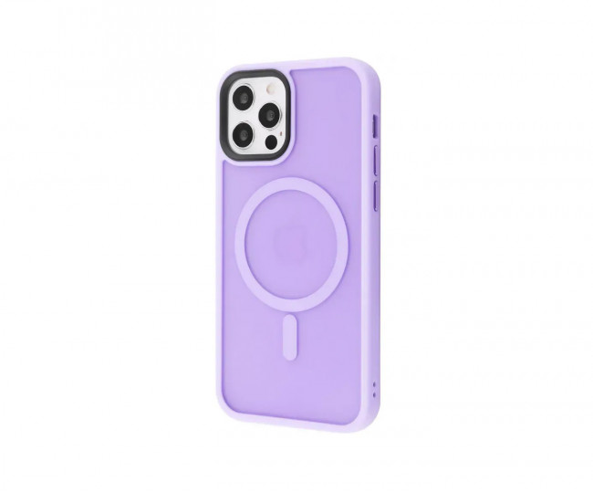 Чехол WAVE Matte Insane Case with Magnetic Ring iPhone 12/12 Pro (light purple)